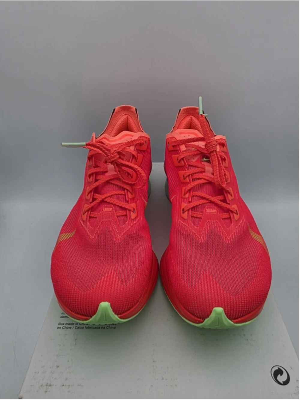 Nike ZoomX Vaporfly Next% 4 Bright Crimson Lime Blast HF6412-600 Size 7 Women